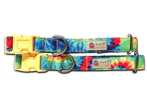 Very Vintage Designs Woodstock Organic Cotton Dog & Cat Collar Large - Paw Naturals