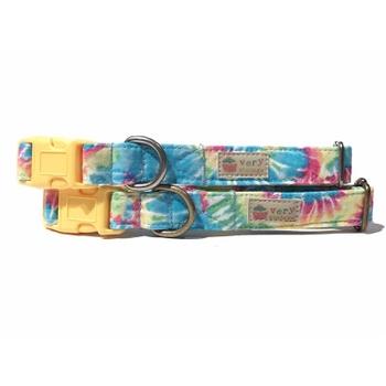 Very Vintage Designs Hippie Daze Organic Cotton Dog Cat Collar