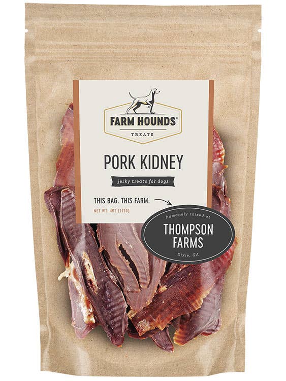 Farm Hounds Pork Kidney 4oz Dog Treats - Paw Naturals