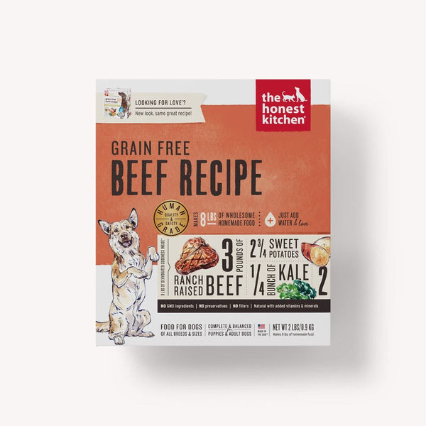 Honest Kitchen Grain-Free Beef Dehydrated Dog Food 1.75oz - Paw Naturals