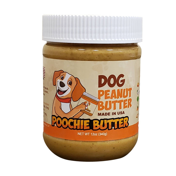 Poochie Butter All Natural Dog Peanut Butter (w/ 5 Added Ingredients)