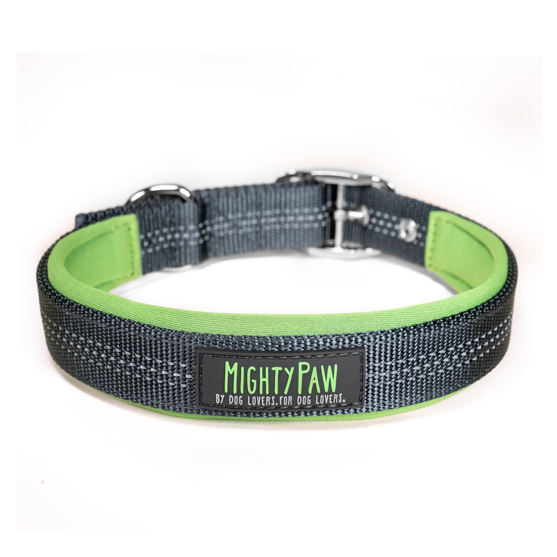 Mighty Paw Sport Collar 2.0 Green / Small - Paw Naturals