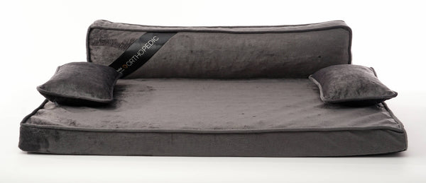Precious Tails Modern Sofa Bed in Gray Small - Paw Naturals