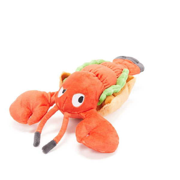 BARK Max's Maine Lobster Roll Plush Dog Toy w/ Squeaker