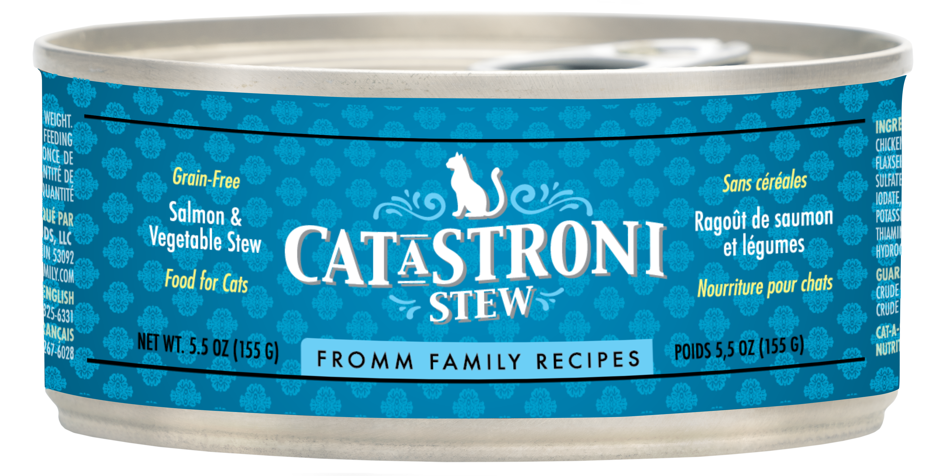 Fromm Cat-A-Stroni Stew 5.5oz Canned Cat Food Salmon - Paw Naturals