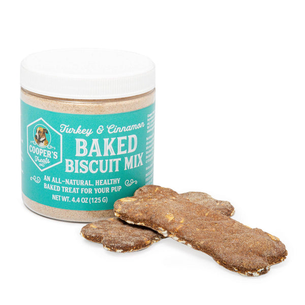 Cooper's Treats Baked Biscuit Mix DIY Dog Treats Turkey & Cinnamon - Paw Naturals