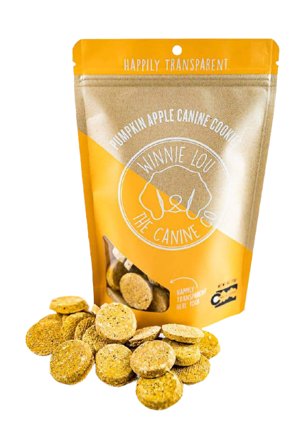 Winnie Lou The Canine Co. Pumpkin Apple Canine Cookies 4oz