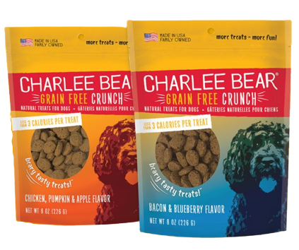 Charlee Bear Grain-Free Crunch Dog Treats 8oz