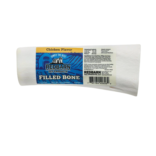Redbarn Filled Bone Chew Treat for Dogs Chicken / Large - Paw Naturals