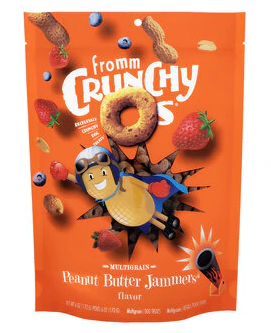 Fromm Crunchy O's Dog Treat Peanut Butter Jammers / 6oz - Paw Naturals