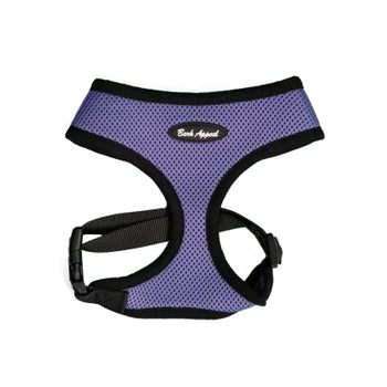 Bark Appeal Breathe EZ Solid Color Pull-Over Harness Lavender / XS - Paw Naturals