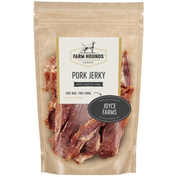 Farm Hounds Pork Jerky 3.5oz Dog Treats