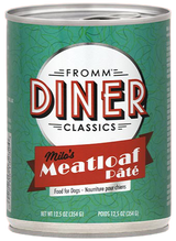 Fromm Diner Milo's Meatloaf Pate Canned Dog Food 12.5oz - Paw Naturals