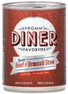 Fromm Diner Bud's Beef & Broccoli Stew Canned Dog Food 12.5oz - Paw Naturals