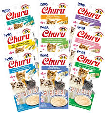 Inaba Churu Grain-Free Puree Lickable Cat Treat 2oz, 4 Pack