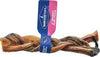Barkworthies 6" Braided Pork Pizzle Dog Treat