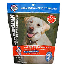 Nutramax Cosequin Hip & Joint with Glucosamine, Chondroitin, MSM & Omega-3's Soft Chews Joint Supplement for Dogs