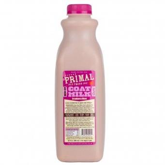 Primal Raw Frozen Goat Milk + 32oz Cranberry Blast - Paw Naturals