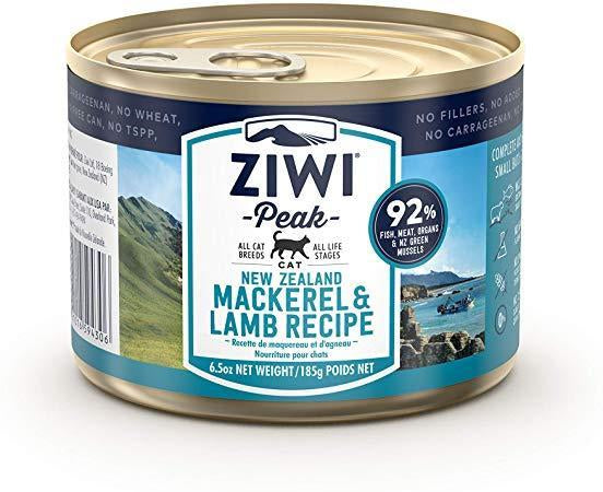 Ziwi Peak Moist Mackerel & Lamb Canned Cat Food 6.5oz