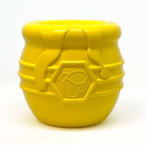 SodaPup Honey Pot Durable Rubber Treat Dispenser & Enrichment