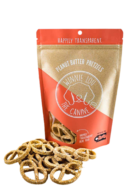 Winnie Lou The Canine Co. Peanut Butter Pretzels 4oz