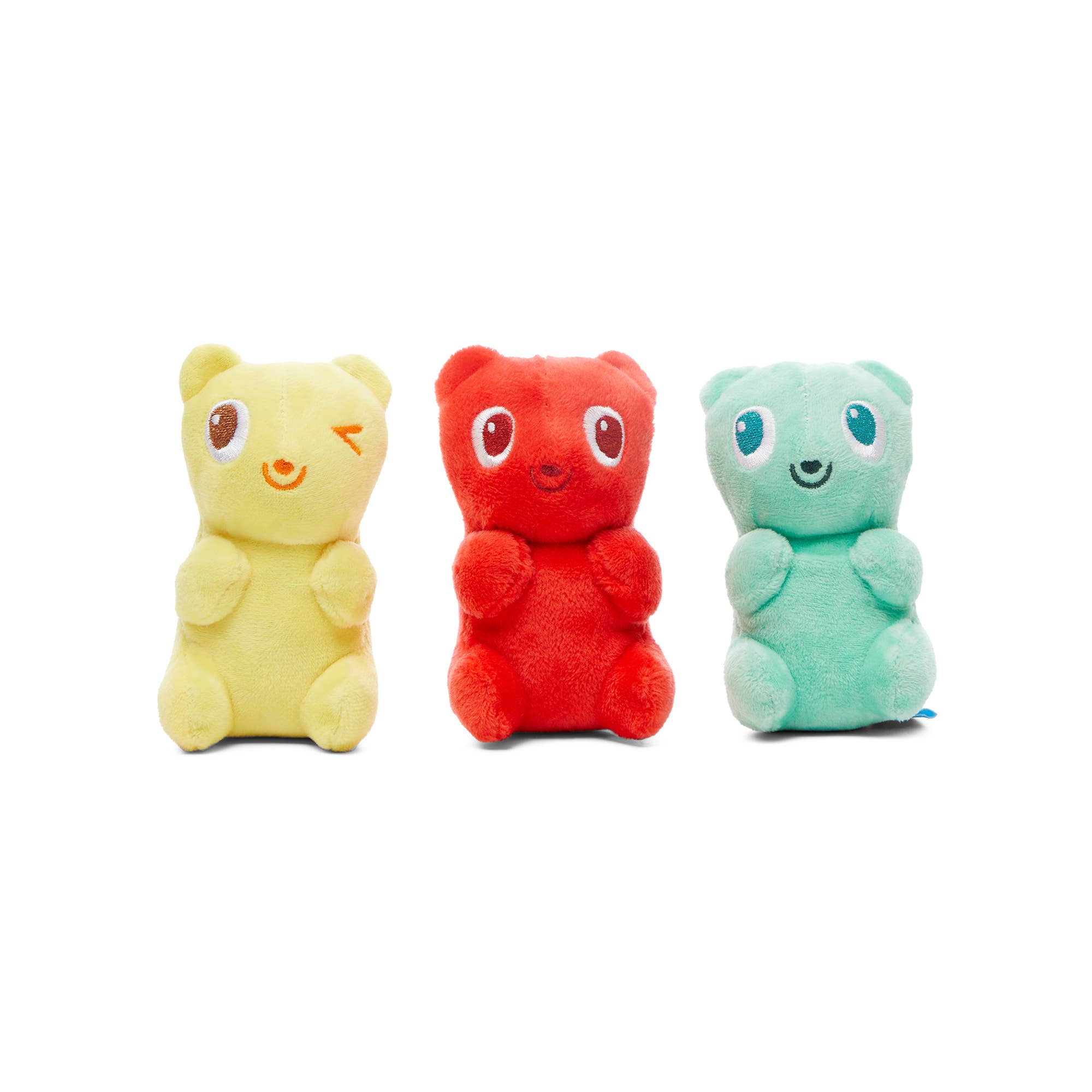BARK Yummy Bear Buddies Plush Dog Toy w/ Squeaker