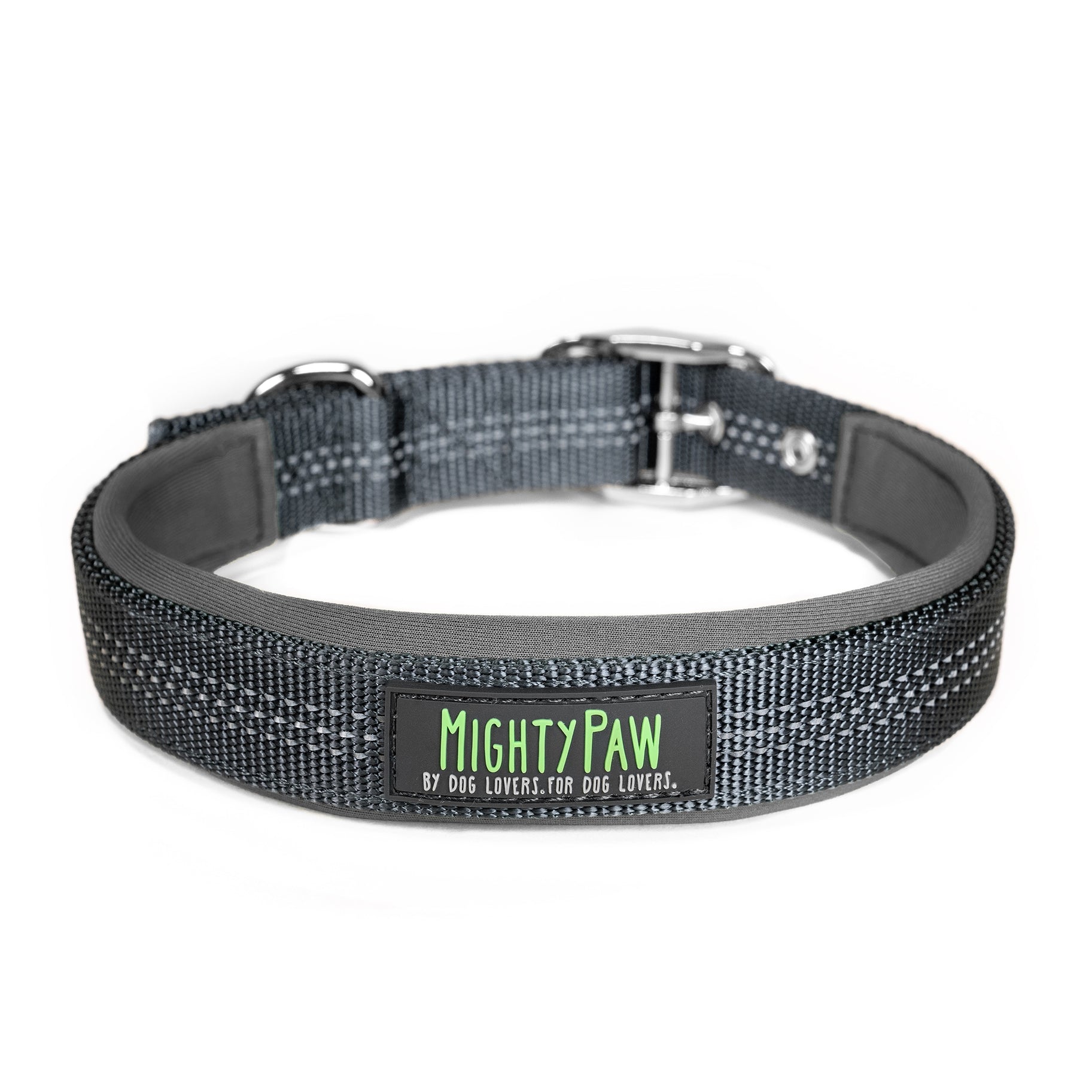 Mighty Paw Sport Collar 2.0 Gray / Small - Paw Naturals