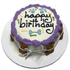 Bubba Rose Biscuit Co. Unisex Birthday Cake (Shelf Stable) Bakery Treat