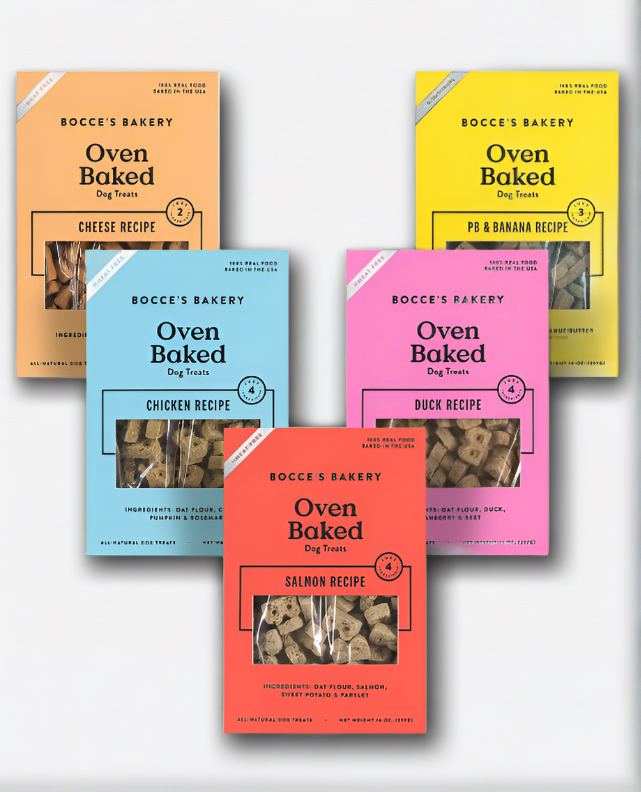 Bocce's Bakery Oven-Baked Biscuit Dog Treats