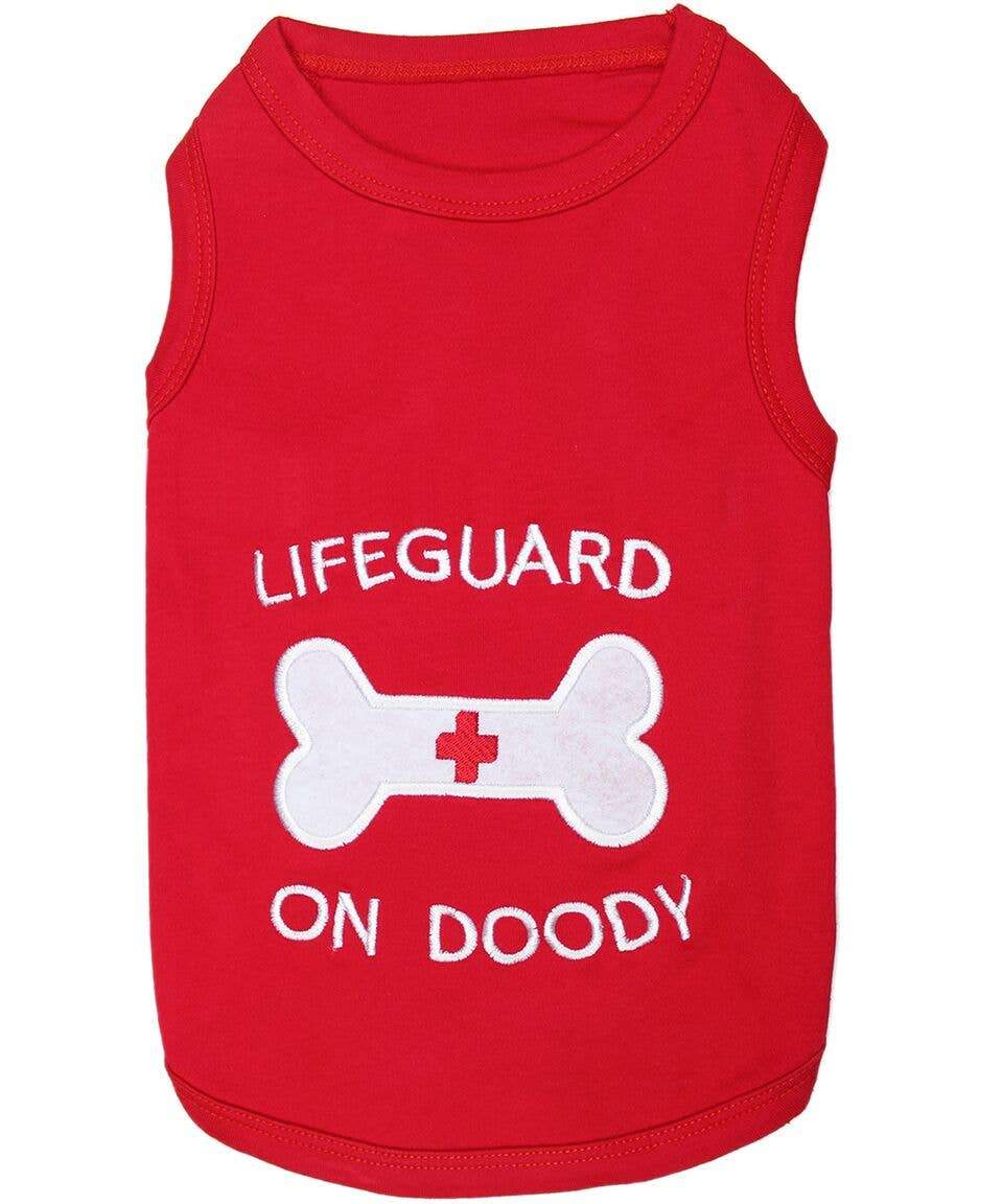 Parisian Pet Lifeguard On Doody Dog T-Shirt
