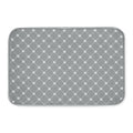 Bone Dry Gray Printed Trellis Paw Pet Mat
