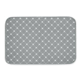 Bone Dry Gray Printed Trellis Paw Pet Mat