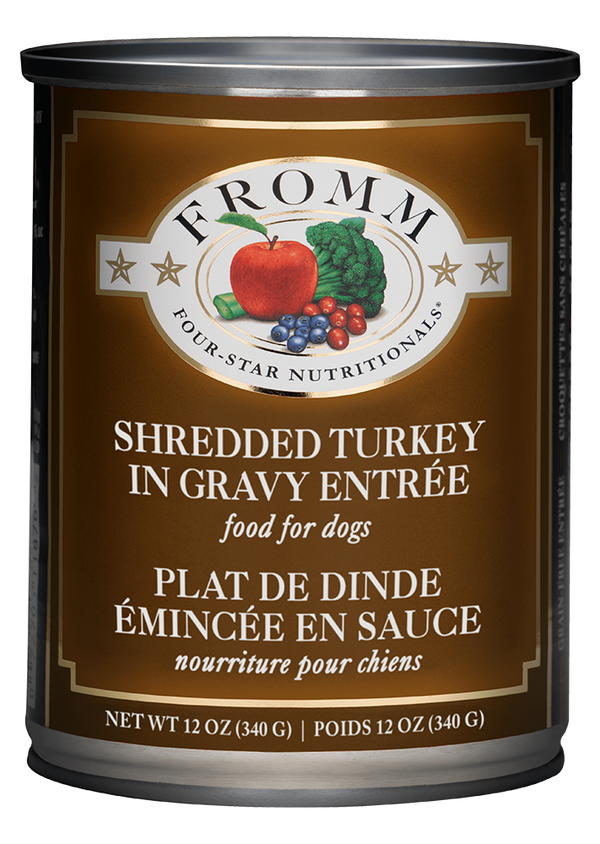 Fromm Shredded Turkey 12oz Canned Dog Food - Paw Naturals