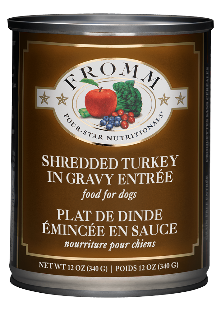 Fromm Shredded Turkey 12oz Canned Dog Food - Paw Naturals