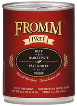 Fromm Gold Beef & Barley Pate Dog Can - Paw Naturals