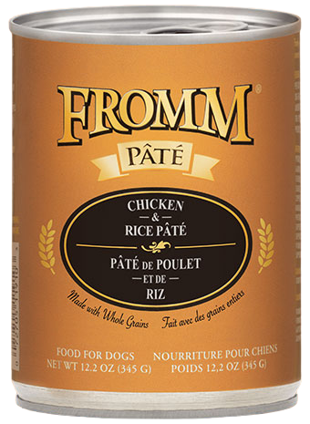 Fromm Chicken & Rice Pate Canned Dog Food 12.2 Oz - Paw Naturals