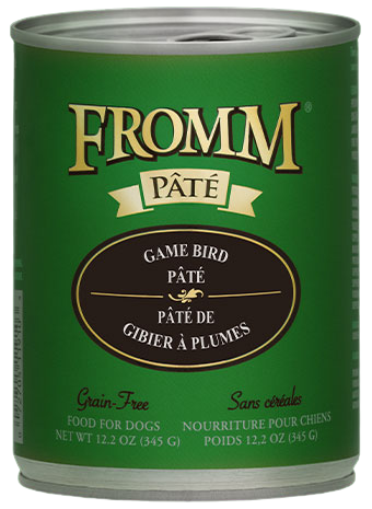 Fromm Gold Gamebird Pate Canned Dog Food