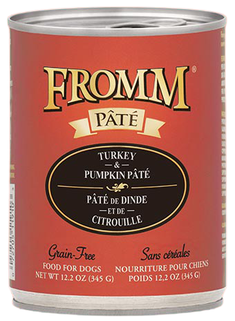 Fromm Grain Free Turkey & Pumpkin Canned Dog Food 12.2 Oz - Paw Naturals