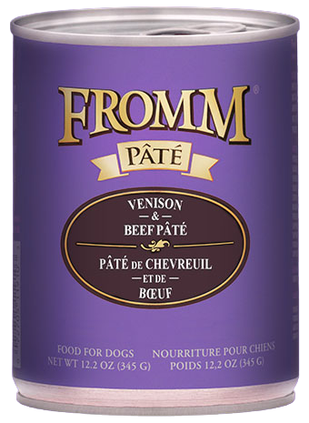 Fromm Gold Venison & Beef Pate Canned Dog Food 12.2oz