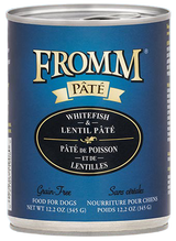Fromm Pâté Whitefish & Lentil Grain Free Canned Dog Food 12.2oz