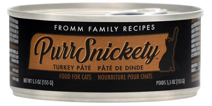 Fromm PurrSnickety Pate 5.5oz Canned Cat Food Turkey - Paw Naturals
