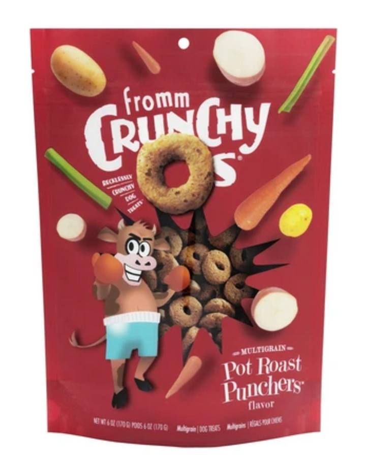 Fromm Crunchy O's Dog Treat Pot Roast Punchers / 6oz - Paw Naturals