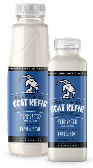 Bones & Co Raw Frozen Goat Milk Kefir 16oz - Paw Naturals