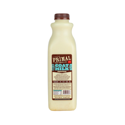Primal Raw Goat Milk for Cat & Dog 32oz - Paw Naturals