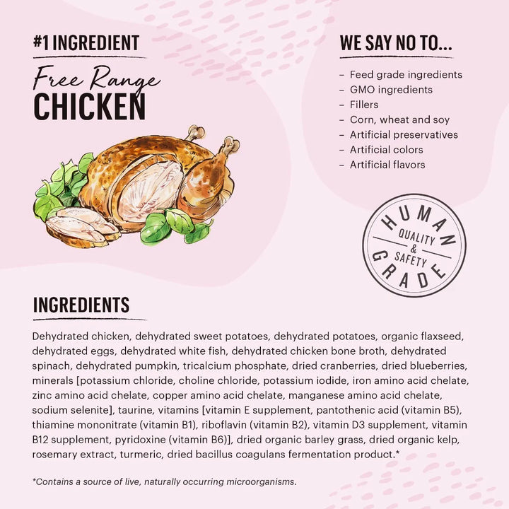 Honest Kitchen Grain Free Chicken & Fish Dehydrated Cat Food - Paw Naturals