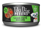 Tiki Pet Petites Pate 3oz Canned Dog Food Lamb - Paw Naturals