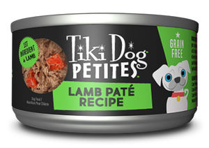 Tiki Pet Petites Pate 3oz Canned Dog Food Lamb - Paw Naturals