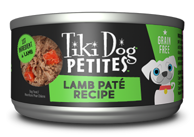 Tiki Pet Petites Pate 3oz Canned Dog Food Lamb - Paw Naturals