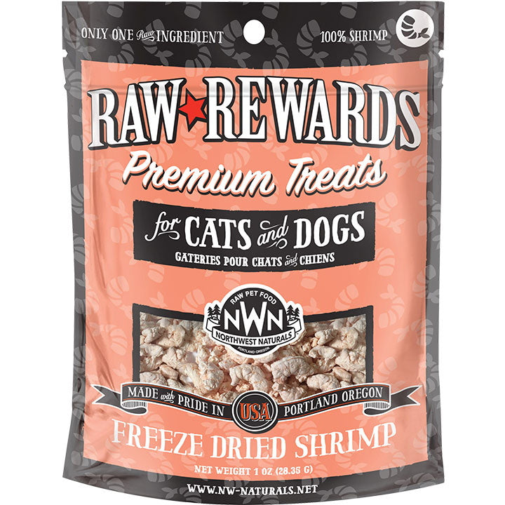Northwest Naturals Freeze-Dried Treat For Dogs & Cats Shrimp / 1oz - Paw Naturals