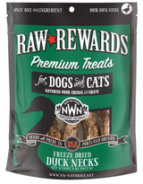Northwest Naturals Freeze-Dried Poultry Necks For Dogs & Cats Duck Necks - Paw Naturals